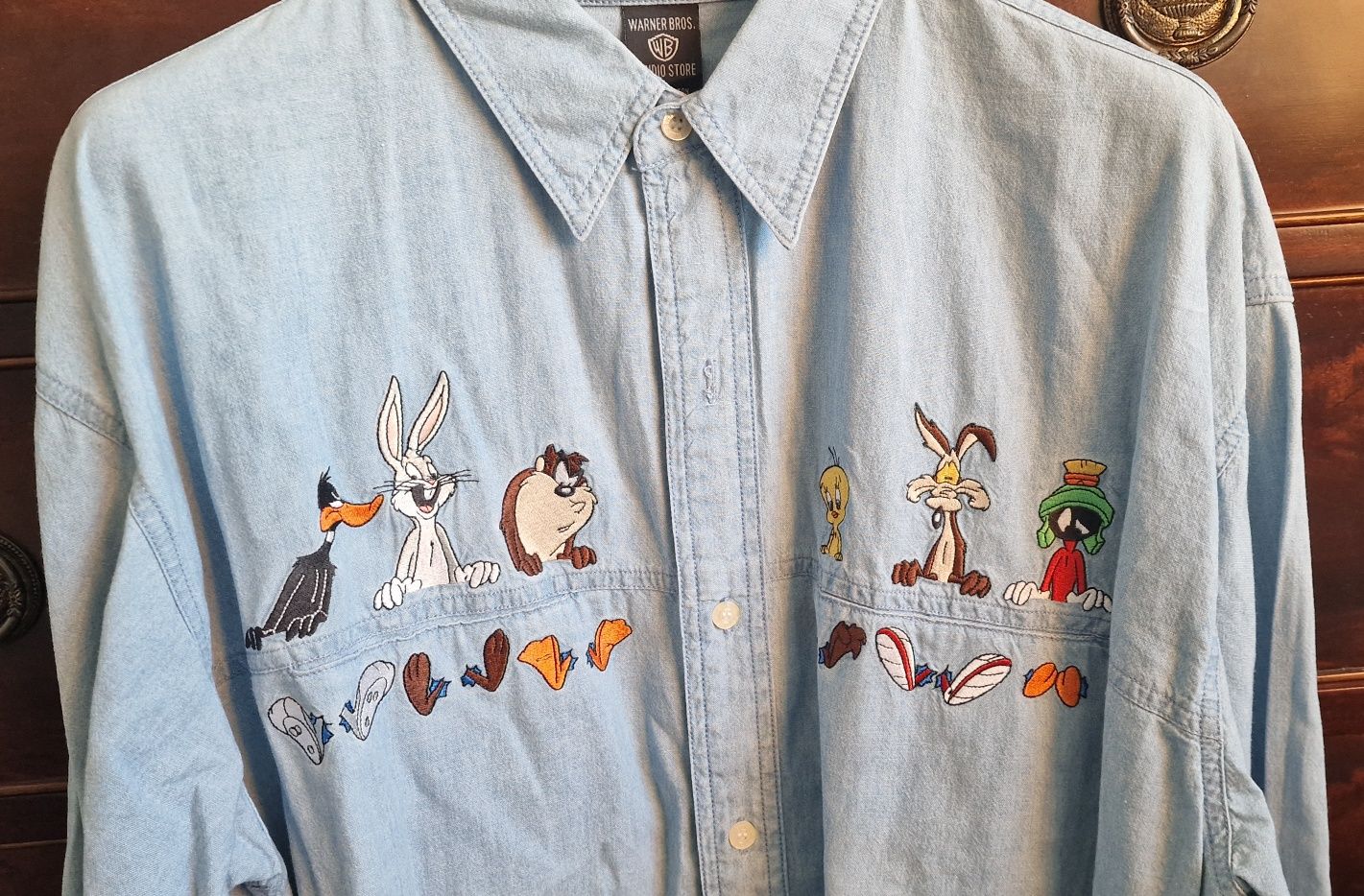 Camisa ganga bordada