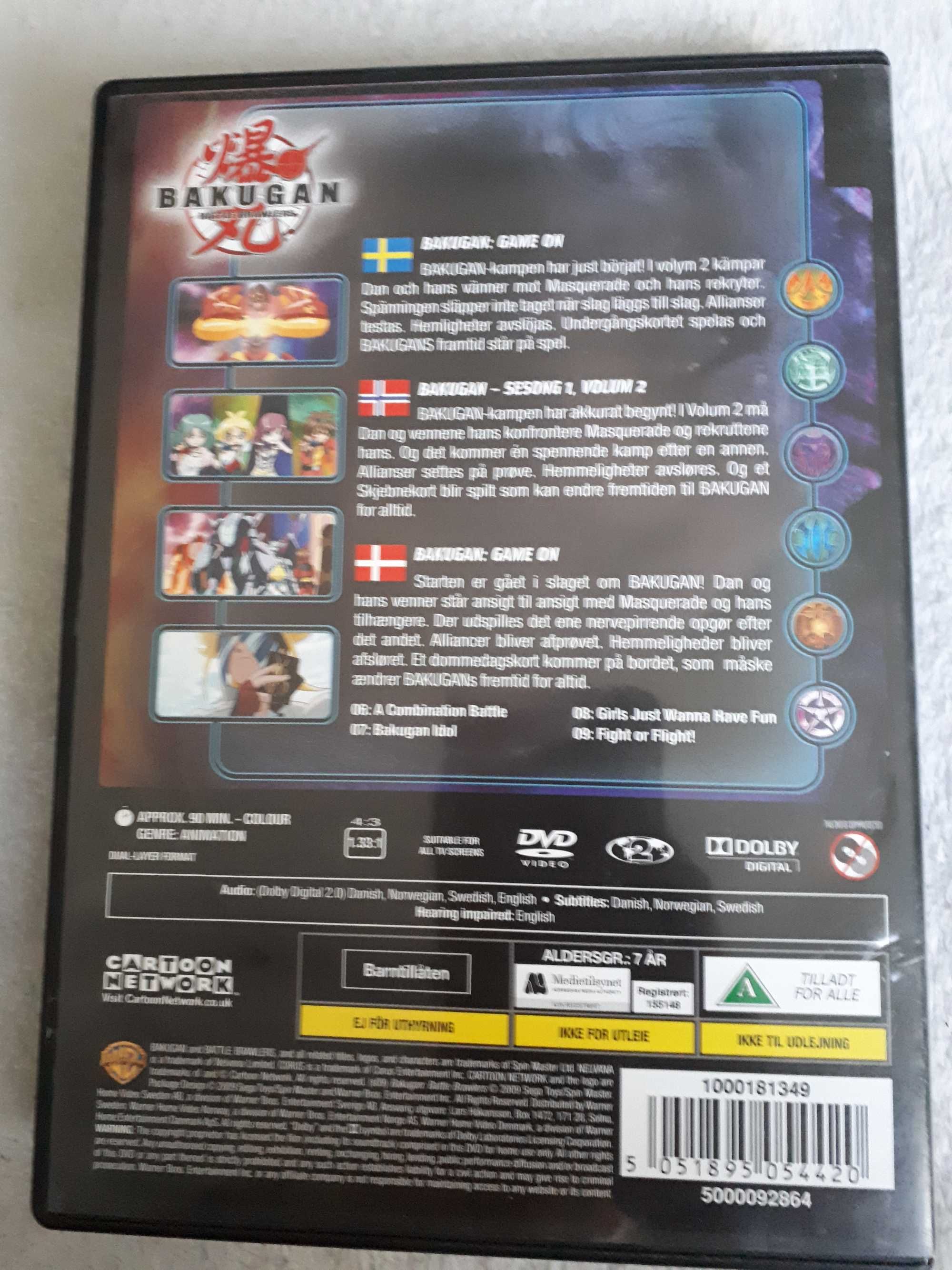 Bakugan Battle Brawlers: Season 1 Vol. 2 płyta DVD