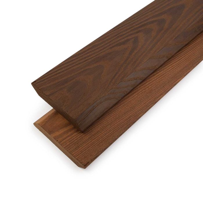 Терасна дошка із деревени термоясеня