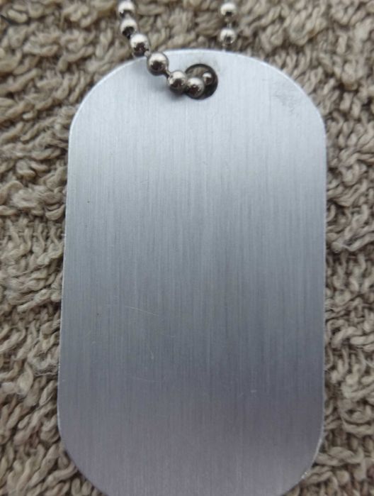 Colar/Corrente Militar com Chapa / DogTag