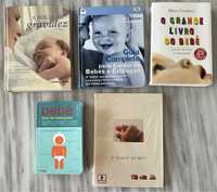 Livros practicos de Gravidez e o Primeiro ano de vida do Bebe