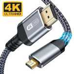 Кабель Mini  / Micro HDMI - HDMI 2.0 4K