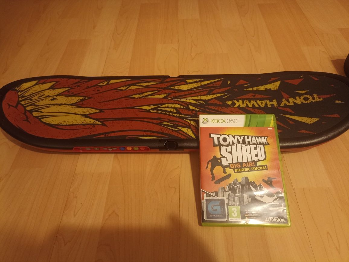 Tony Hawk's shred z deską Xbox 360