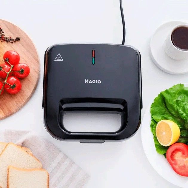 Бутербродниця сендвічниця MAGIO MG-375, електробутербродниця, бутербро
