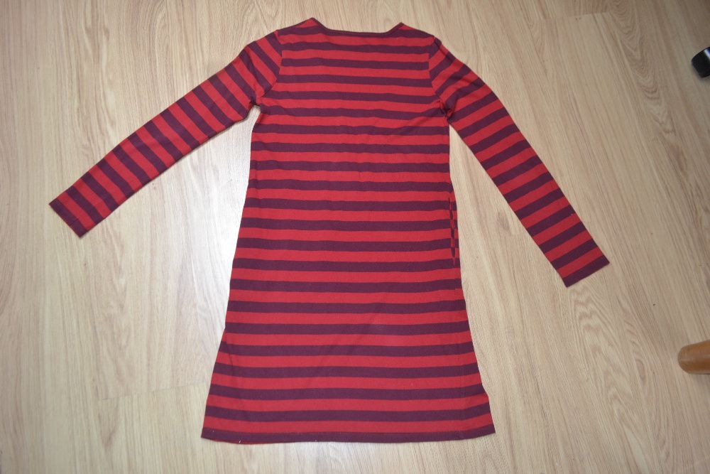 Bonito vestido riscas vermelhas, marca Nice Things, menina 12 anos