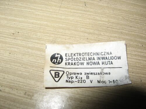 Żyrandol stary - polecam!