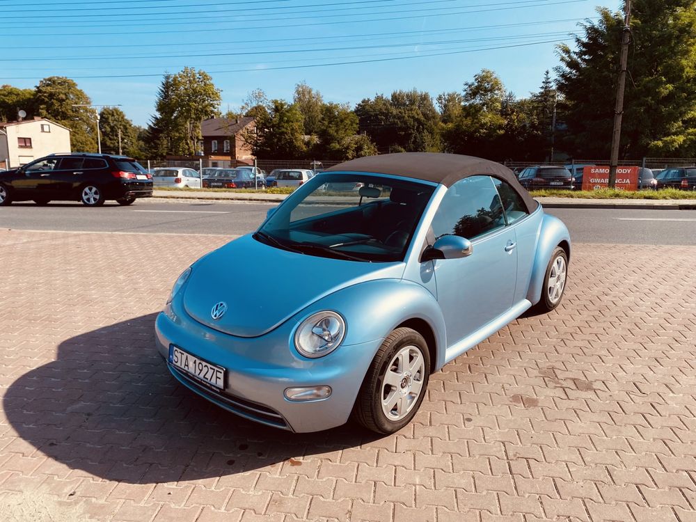 sprzedam vw new bettle  kabriolet  2003 1,6 mpi przeb 170tys