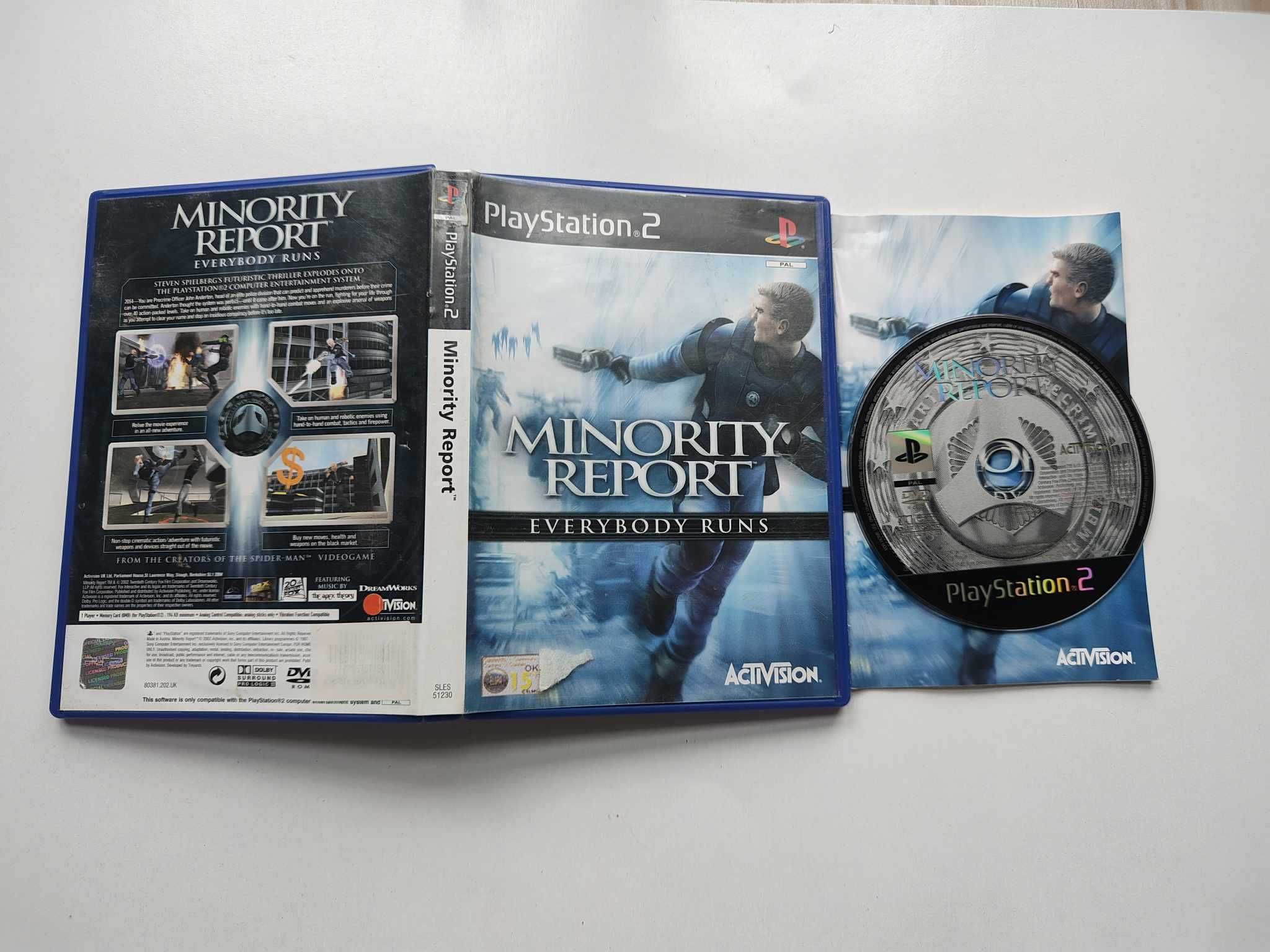 Gra PS2 Minority report