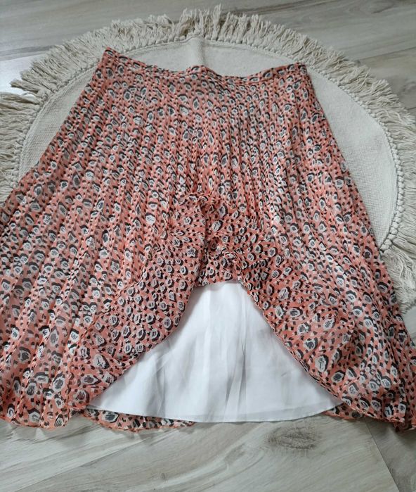 Midi, plisowana spódnica r.44 M&S