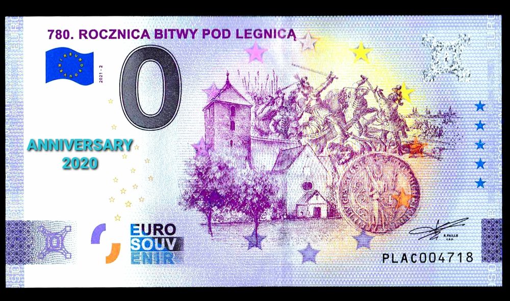 0 euro Rocznica bitwy pod Legnica Anniversary