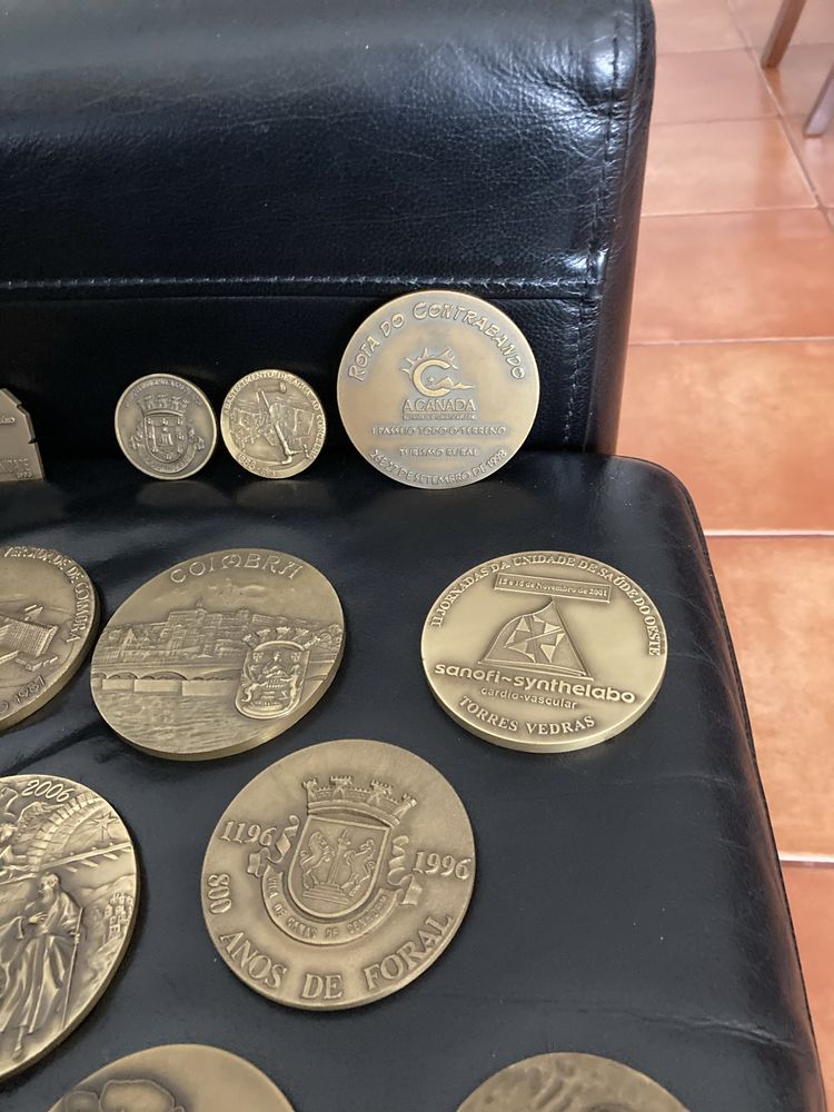 Conjunto de medalhas diversas
