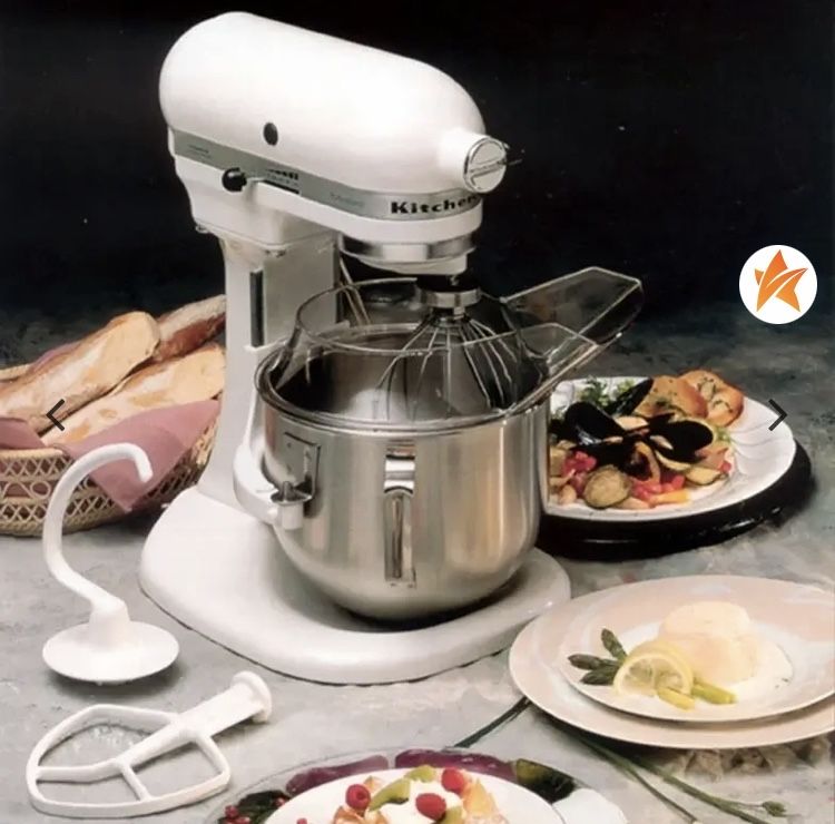 Міксер планетарний Kitchenaid Heavy Duty 5KPM5EWH білий