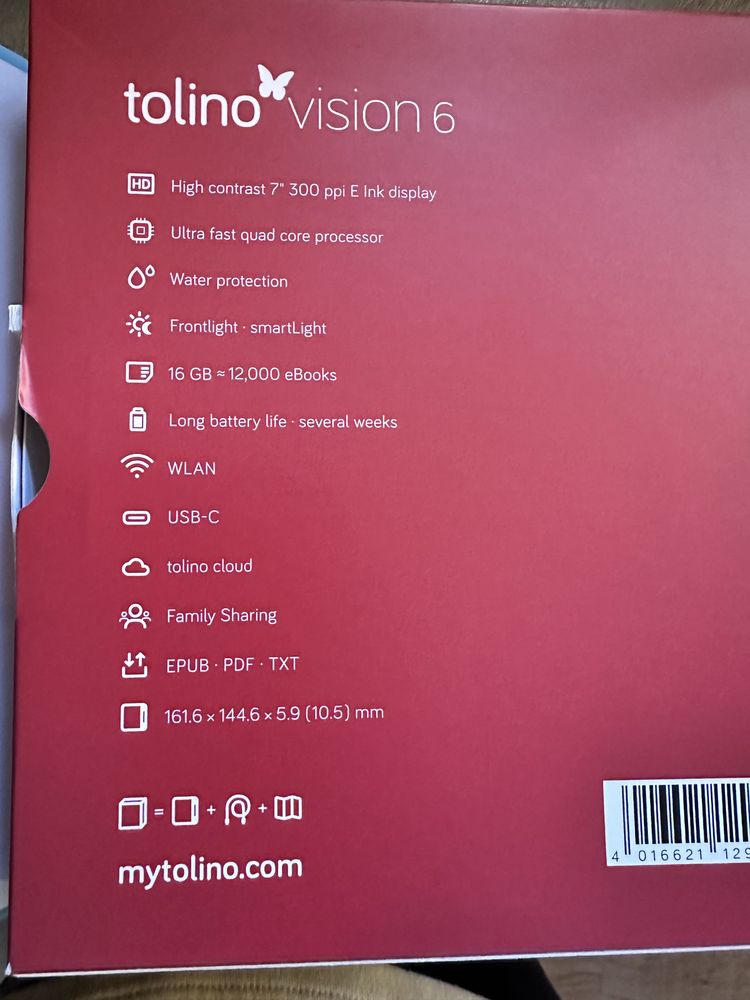 Leitor E-book Tolino