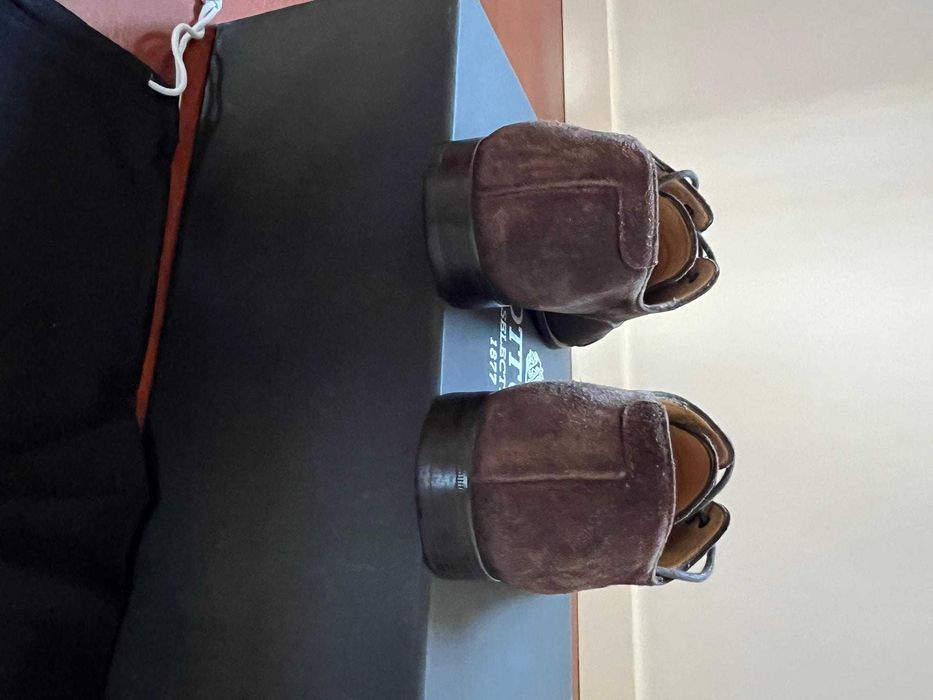 Sapatos Lotusse de camurça castanhos tamanho 39