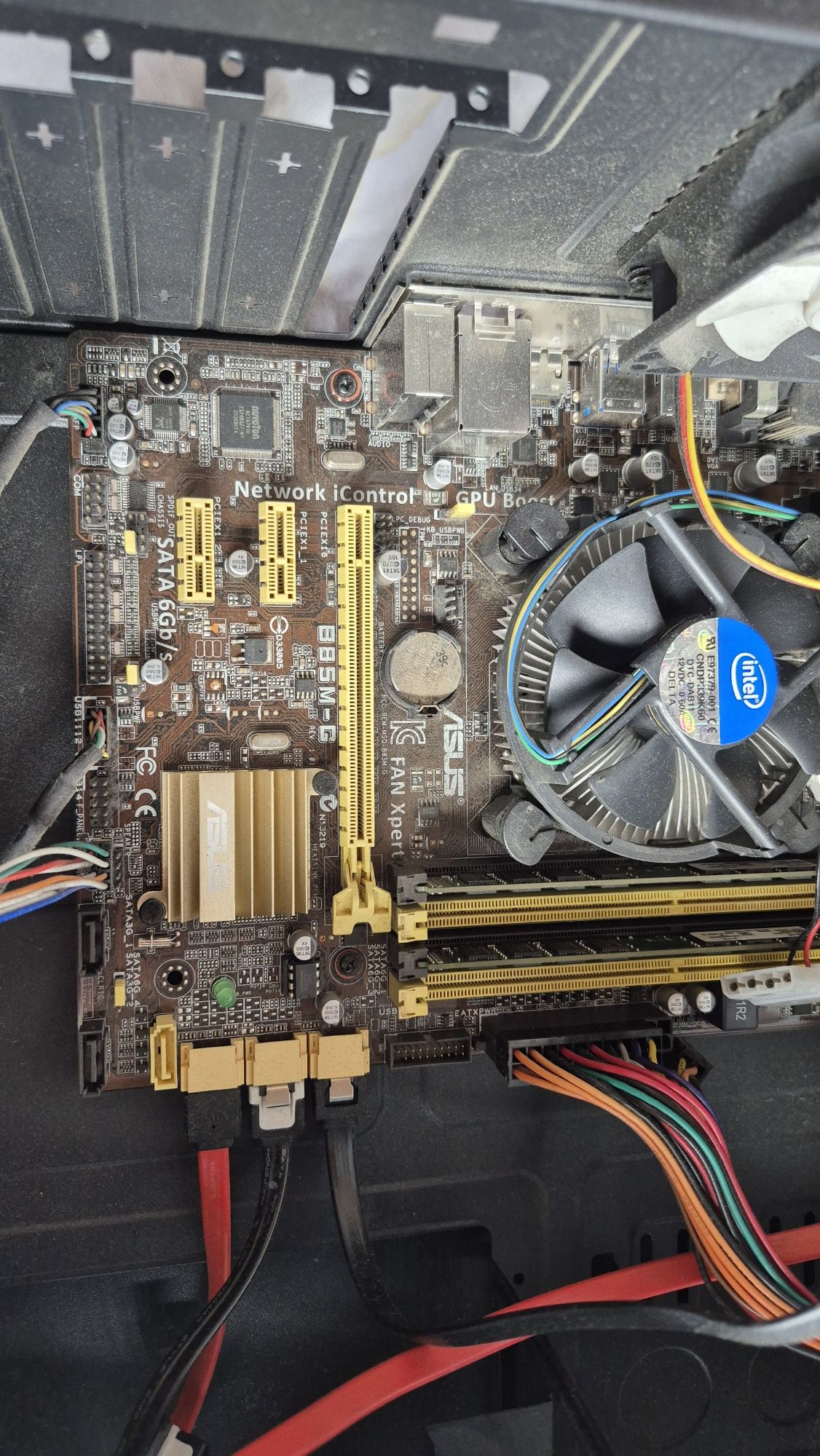 komputer Płyta główna ASUS B85M-G + i3-4130 8GB RAM zasilacz radix 450
