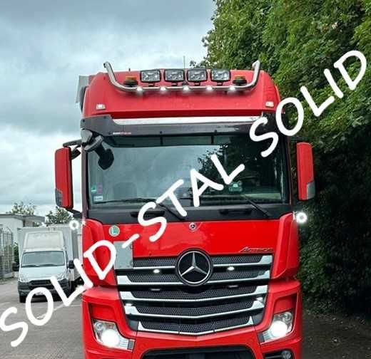 Orurowanie GÓRNE / BELKA NA HALOGENY Mercedes Actros MP4 / MP5 POLER!