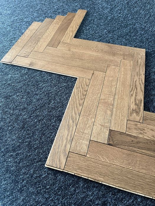 Jodełka klasyczna dębowa 11x68x470 Lakier - Select