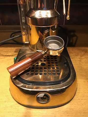 Oryginalny ekspres - La Pavoni Professional - Złoty