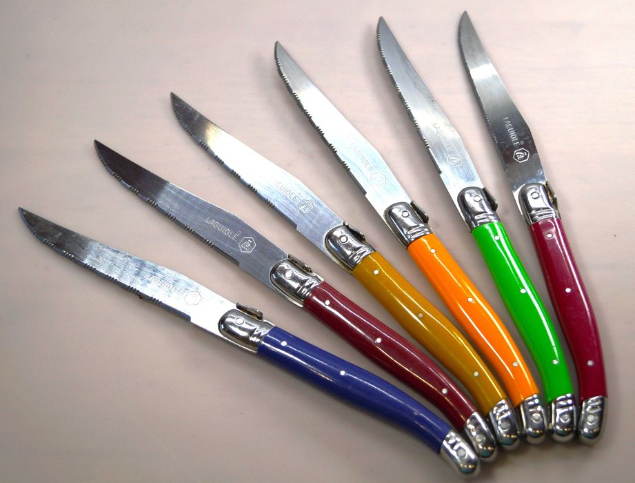 Noże do steków LAGUIOLE 6 szt. FRANCUSKIE