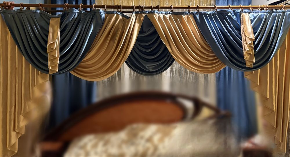 Ламбрикен с карнизом