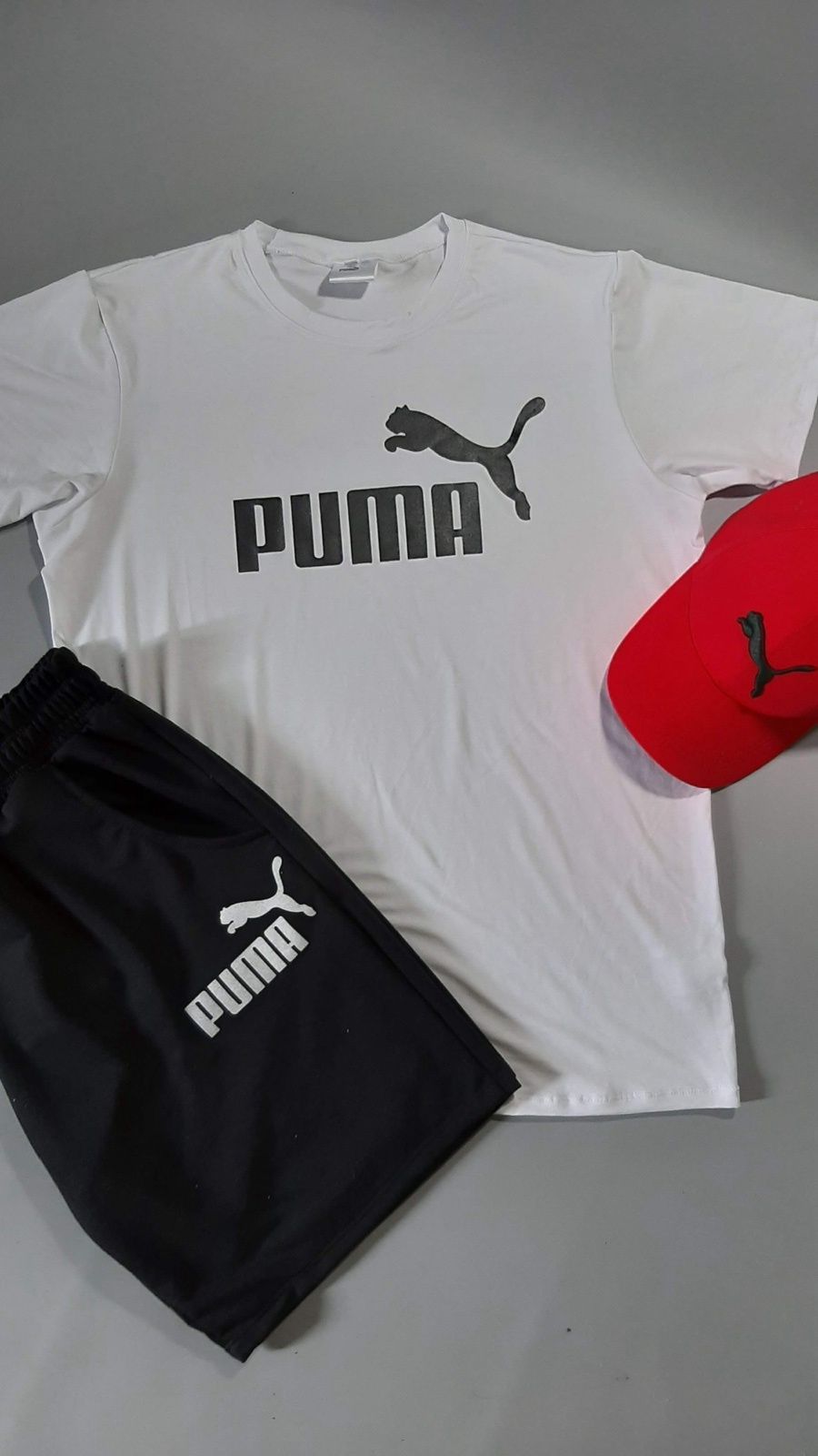 Мужской летний костюм шорты футболка Puma опт. Роз
