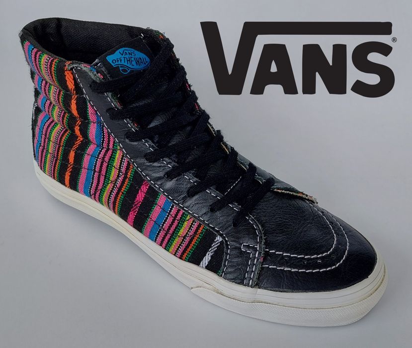 Buty Vans SK8-HI Guate Stripe roz.37 Unisex