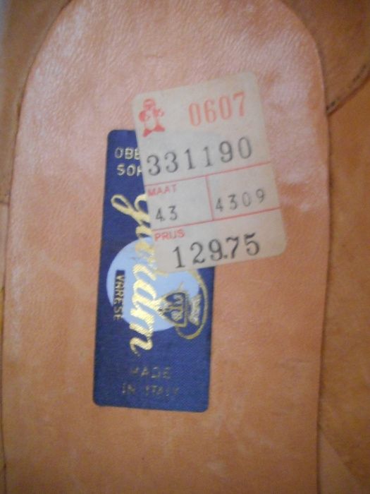 Туфлі шкіряні чоловічі Italia ( 42-43 розмір)