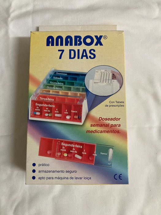 Anabox 7 Dias Doseador semanal de medicação