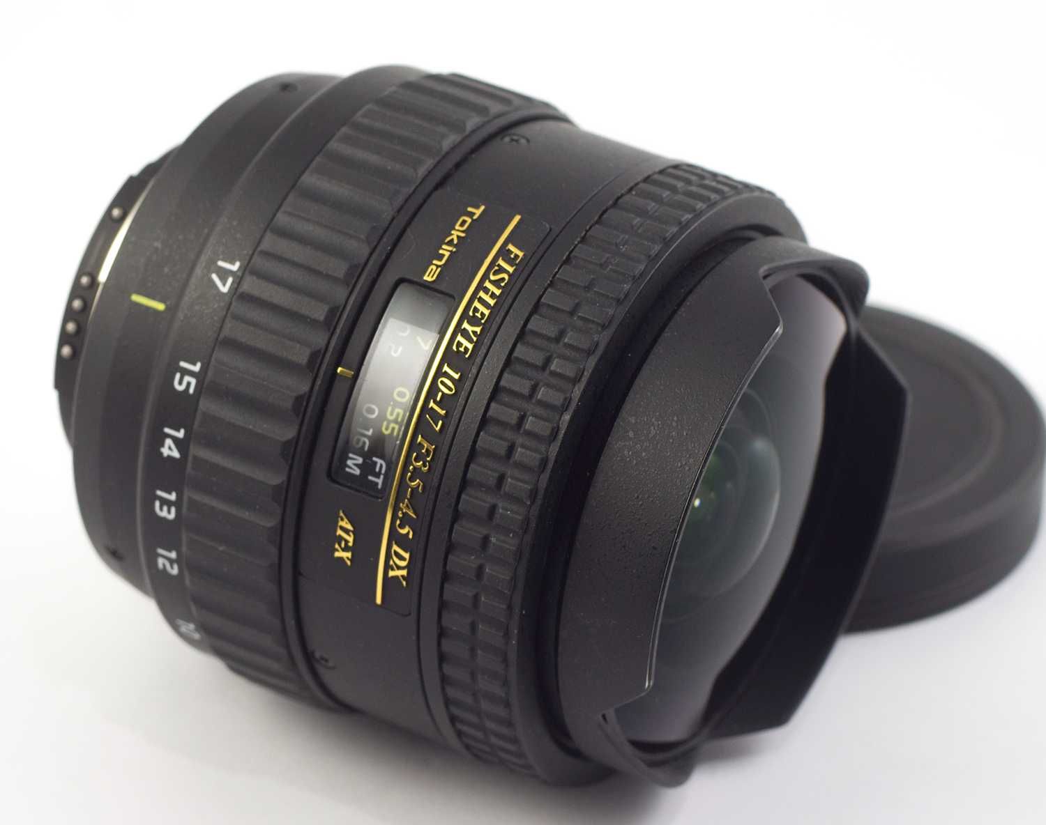 TOKINA AT-X 107 DX FISHEYE ( F 3.5 - 4.5 10-17mm ) об'єктив на Nikon