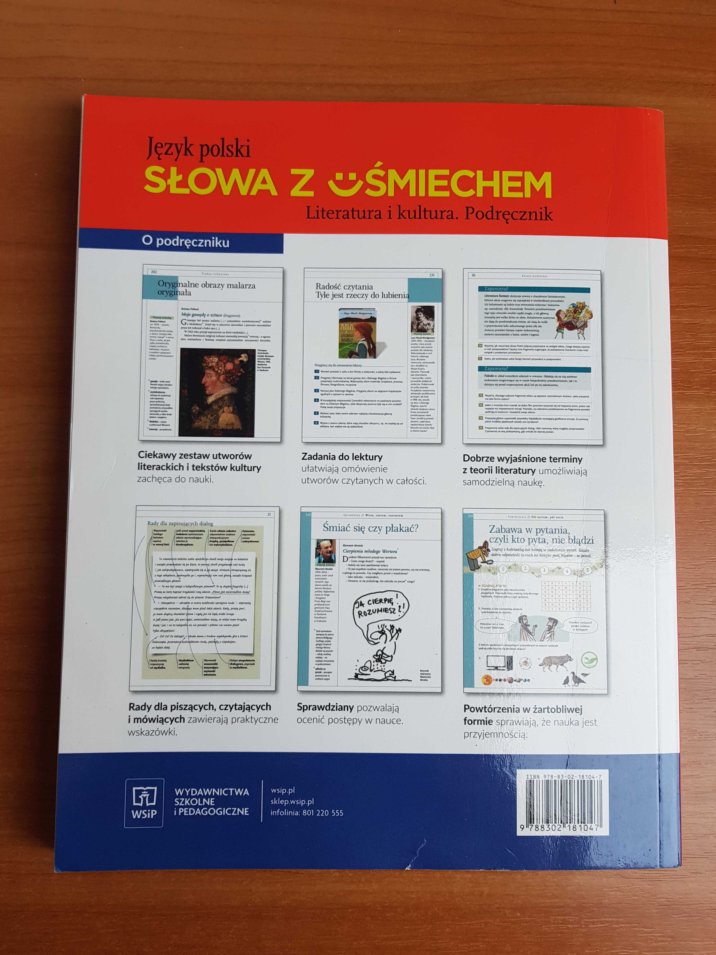 Język polski - Słowa z uśmiechem - podręcznik - klasa 6 - wyd. WSiP