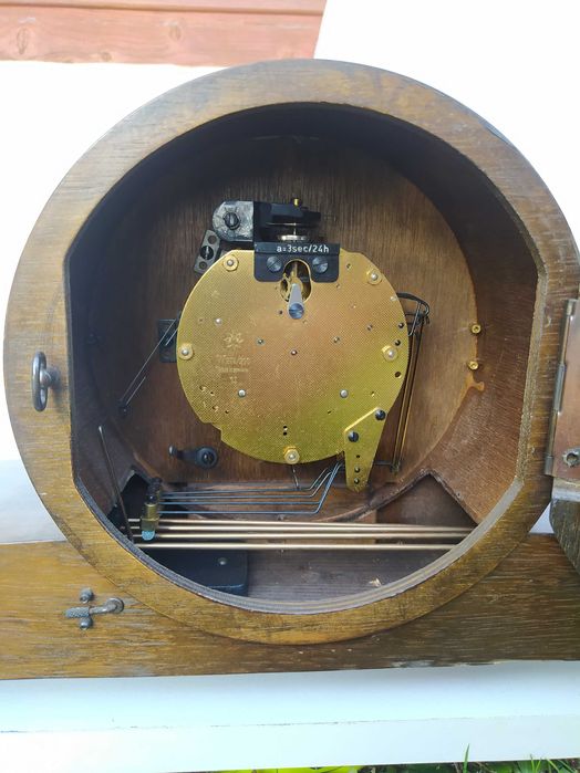 Zegar kominkowy Junghans vintage