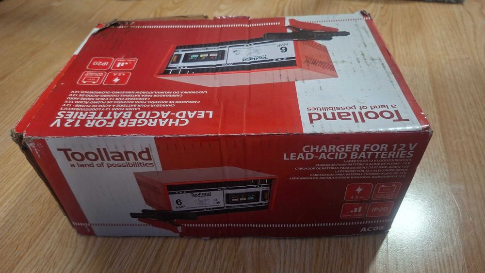 Carregador baterias 12V 6A