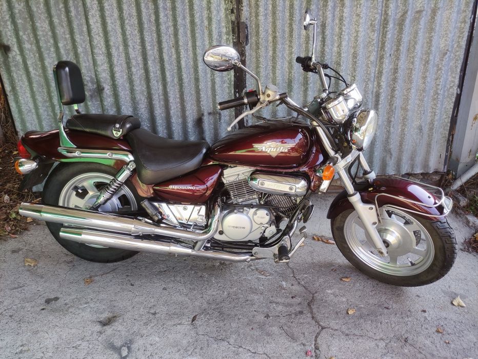 Hyosung GV 125 Aquila Chopper kat B 100%sprawny RATY Transport Gwaranc