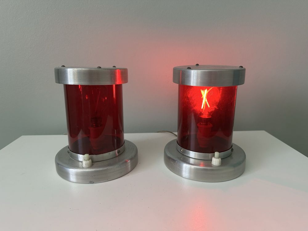 2 Candeeiros De Mesa Space Age