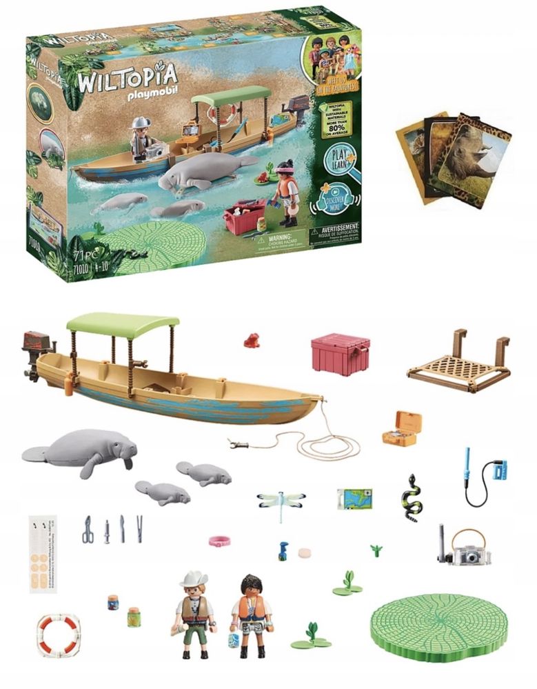 Playmobil wycieczka łodzią