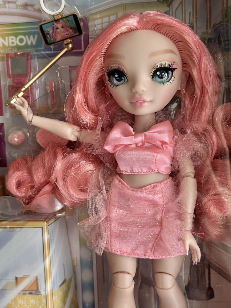 Rainbow HIGH Pinkly FASHION DOLL лялька подарунок