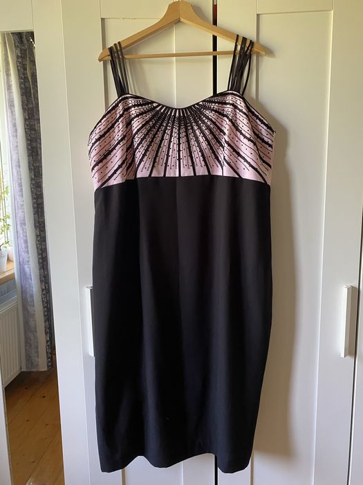 Elegancka wieczorowa sukienka okazjonalna wesele plus size 52/54