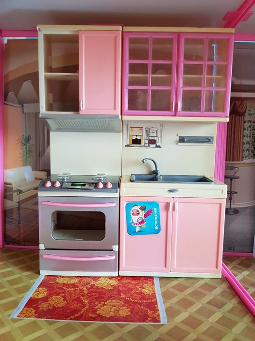 Мебель для кукол кухня Барби Свет Звук