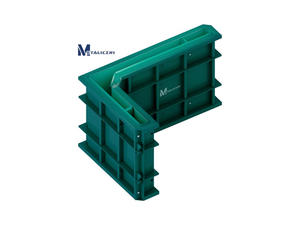 Forma L150x99x100x12 do ścian oporowych typu L, elka, beton, formy