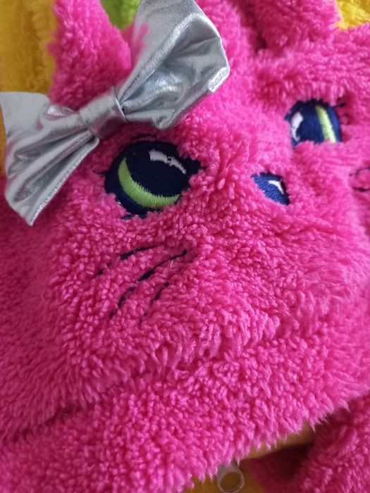 Кигуруми  детский 116 р. КОТИК Мягусенький  велсофт махра).