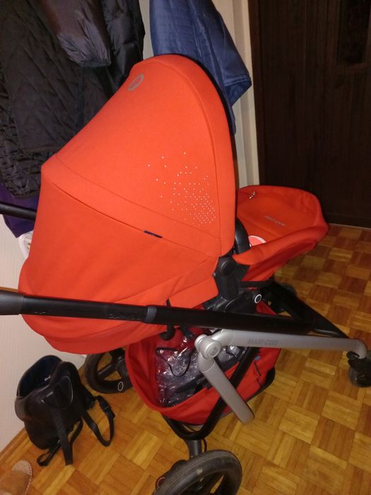 Wózek głęboko- spacerowy maxi-cosi, kolor czerwony