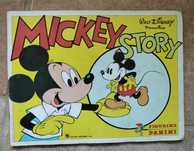 Caderneta cromos Mickey storie