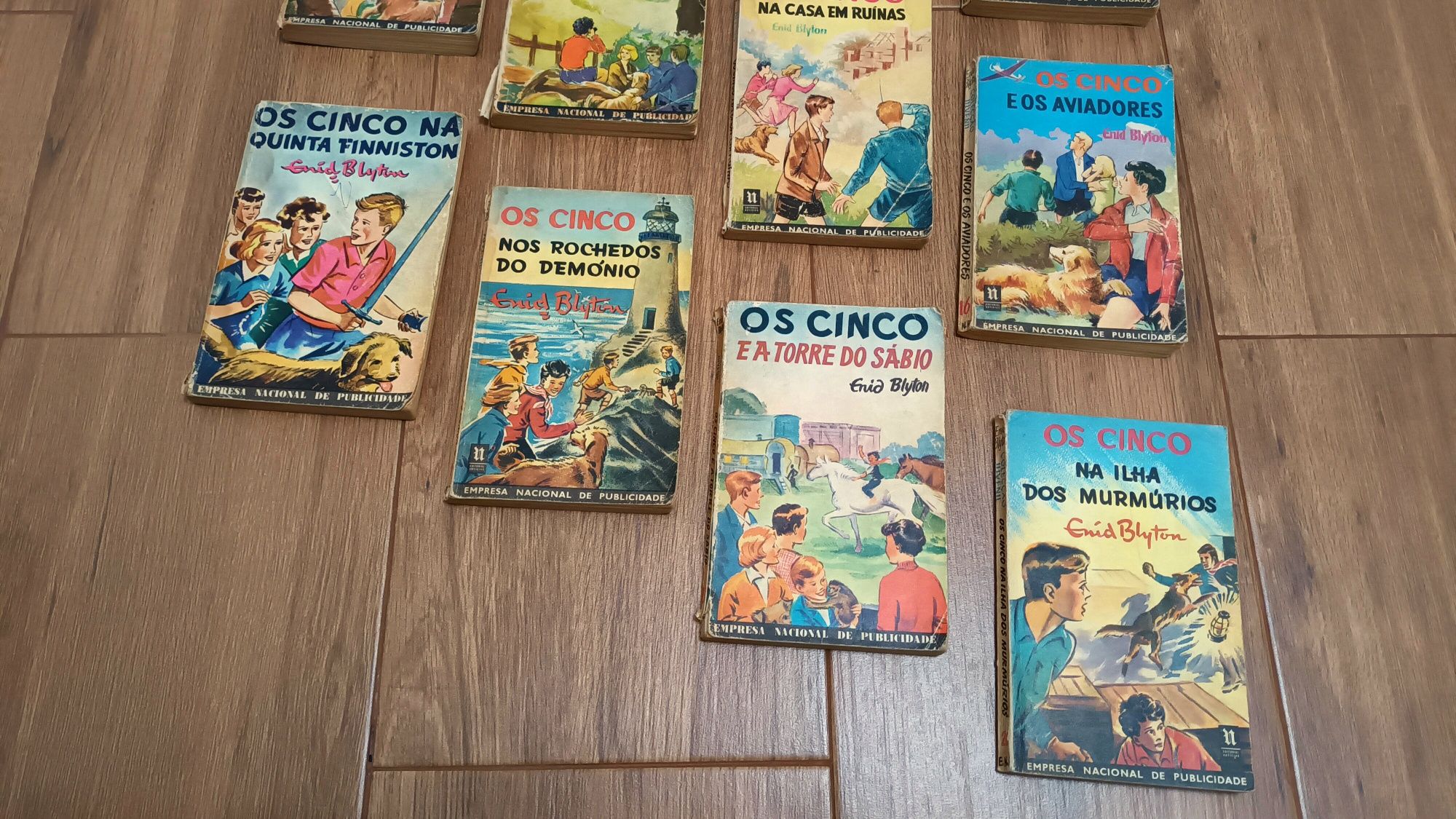 Livros da primeira colecção dos "cinco" de Enid Blyton 5€ a unidade