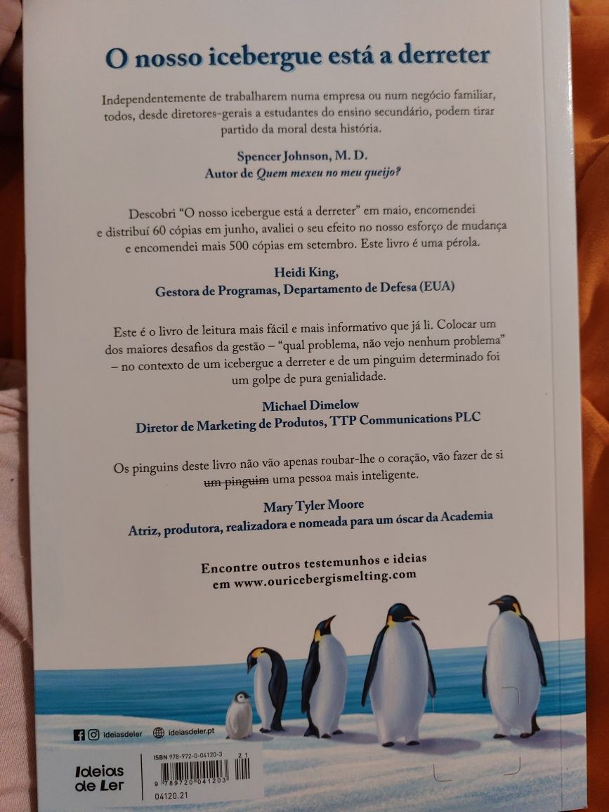 O nosso iceberg está a derreter