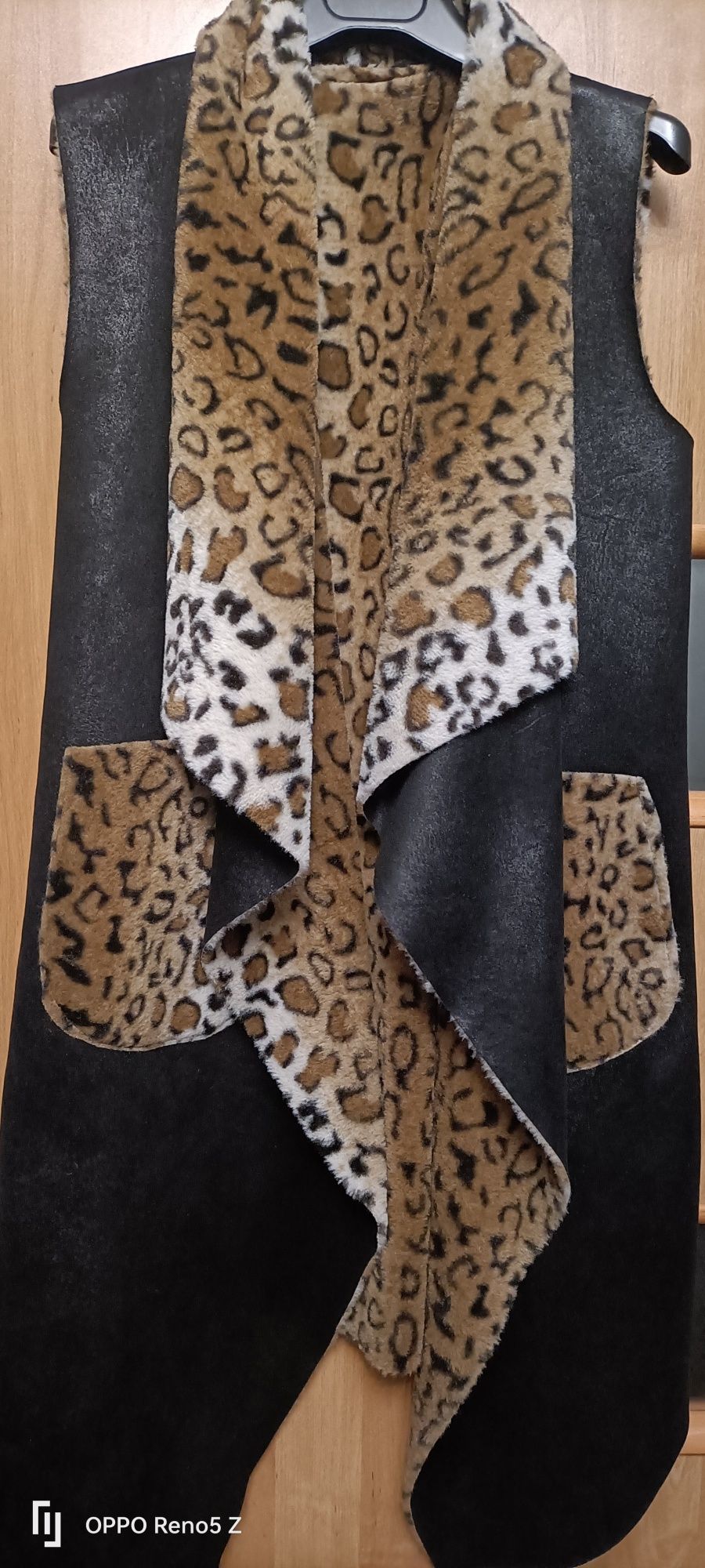 Kamizelka bezrękawnik eko skóra stan idealny rozmiar L,xl marka made i