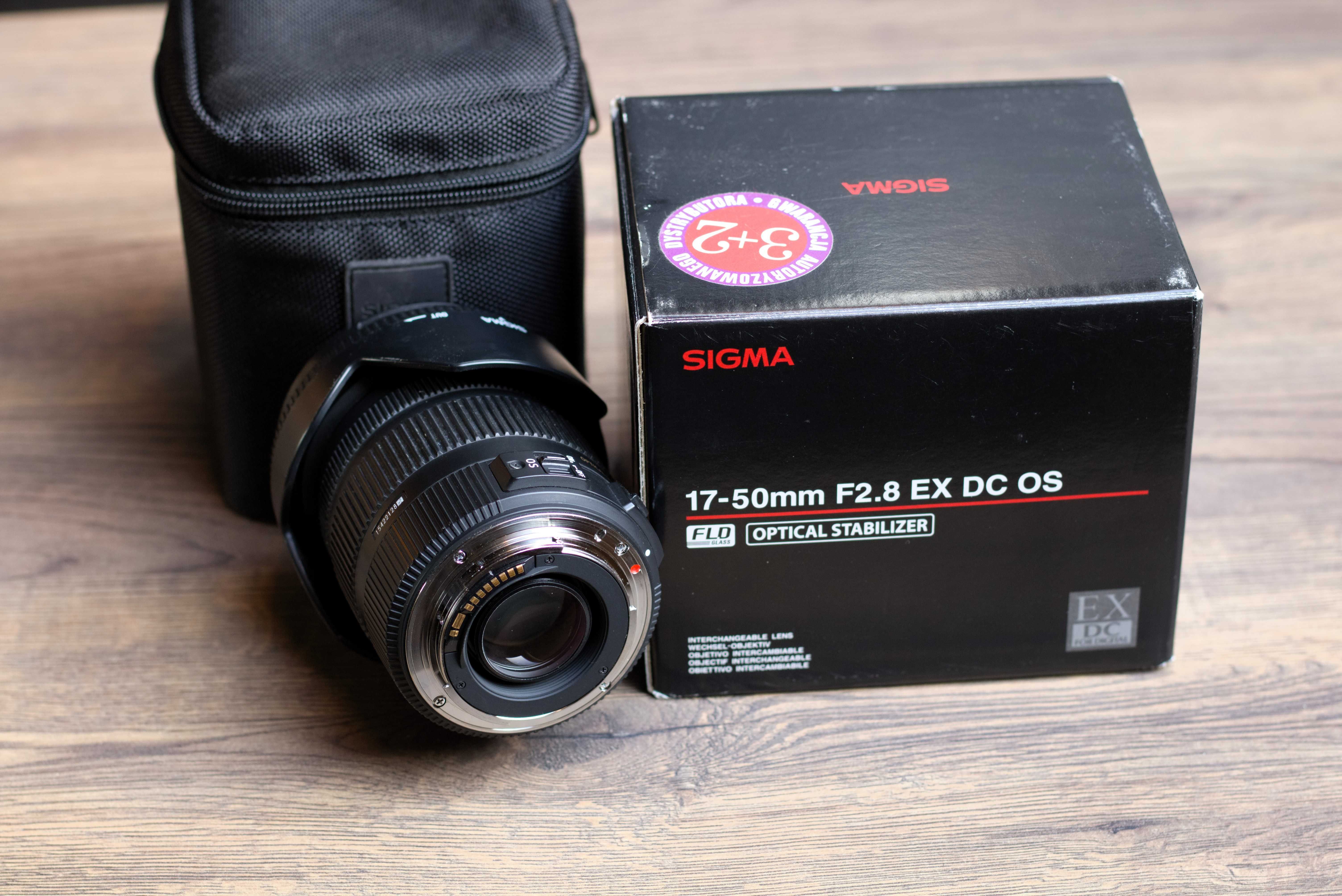 Sprzedam Obiektyw Sigma 17-50 F2.8 EX DC OS Do Canon.