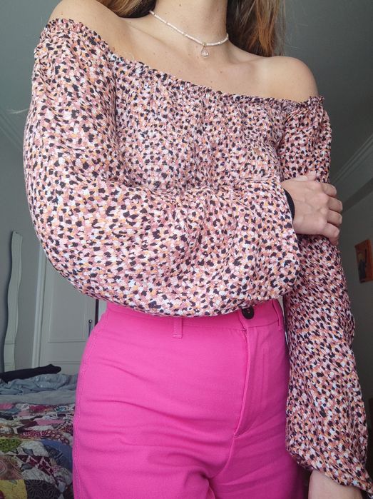 Top sem ombros Pull&Bear