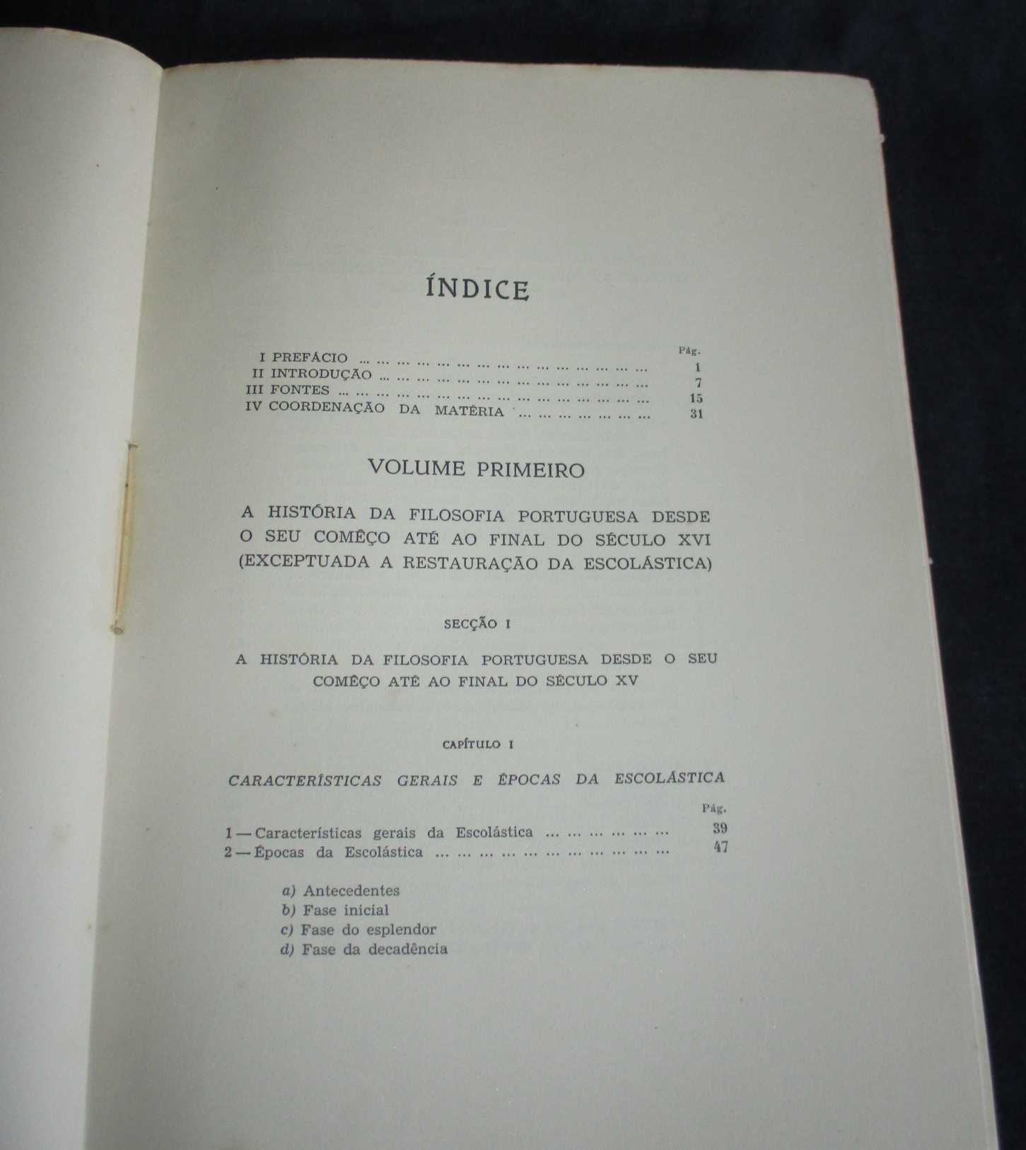 Livro Contribuição para a História da Filosofia Portuguesa