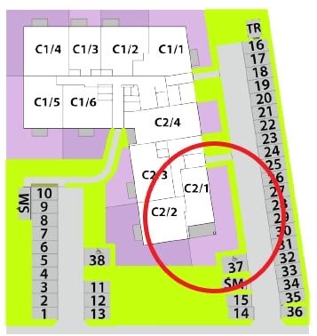 Mieszkanie 43m2 parter, calość podłogówka