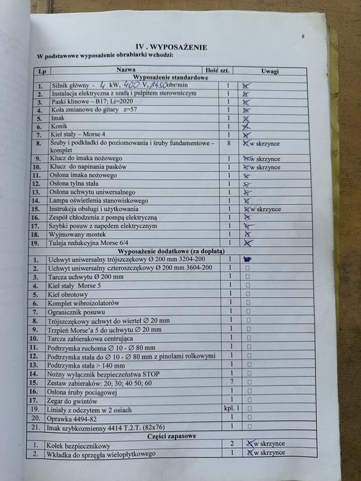 Tokarka uniwersalna do metalu 1.5 metra toczenia.